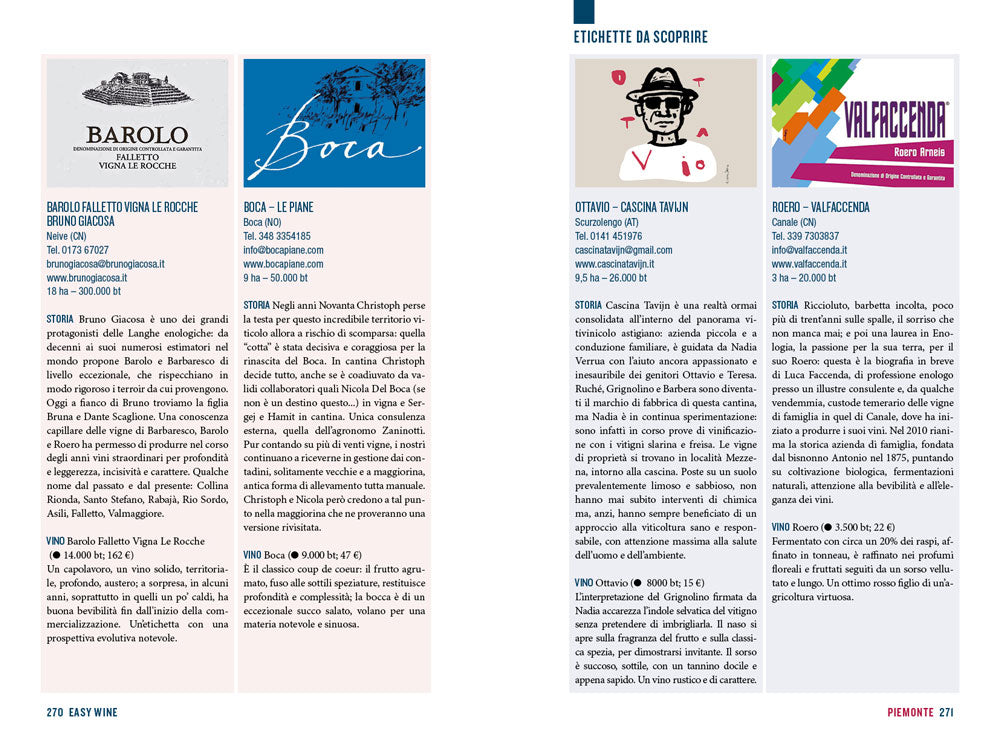 Easy wine::Guida facile ai vini italiani