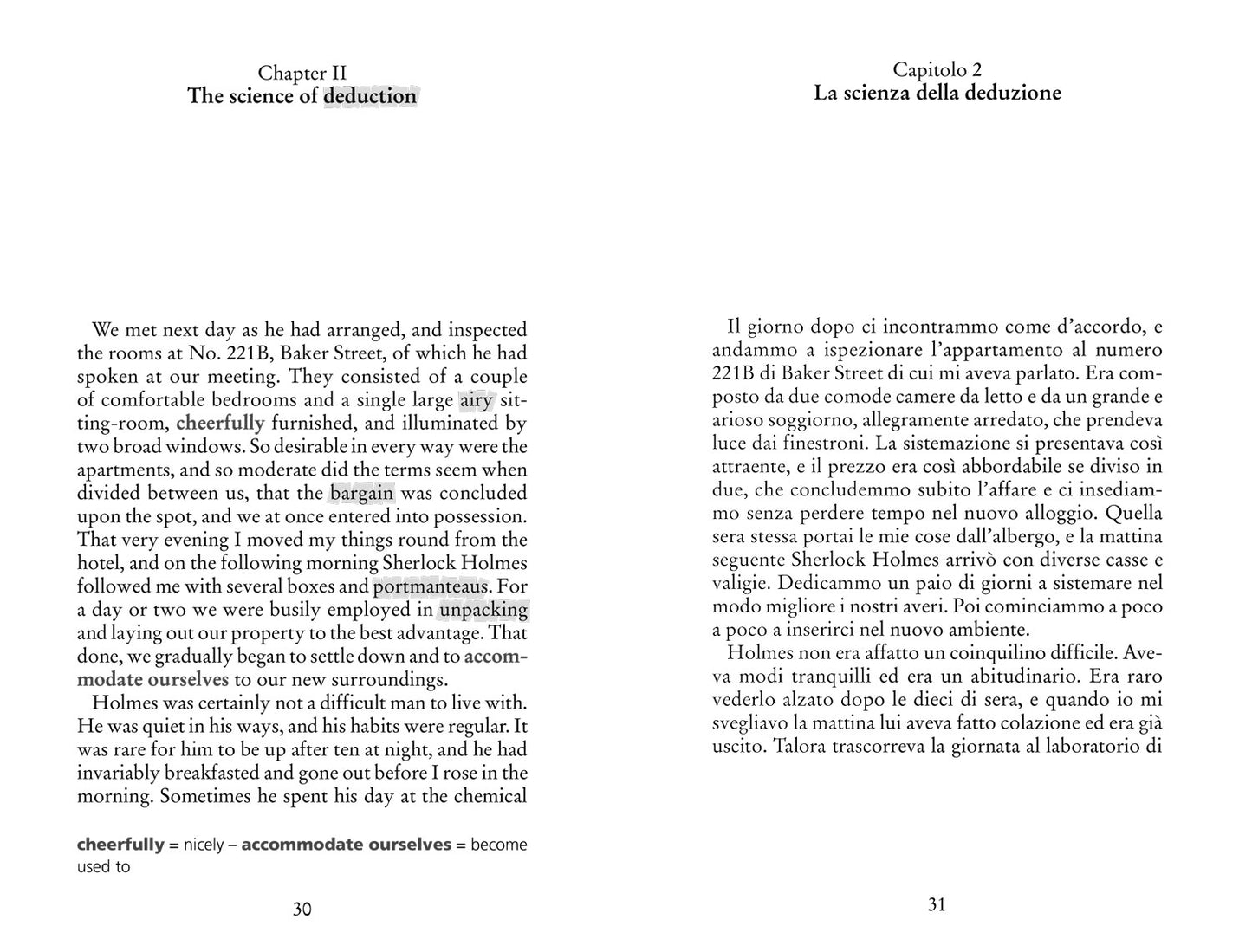 A Study in Scarlet - Uno studio in rosso::CON TESTO ITALIANO A FRONTE E NOTE LINGUISTICHE