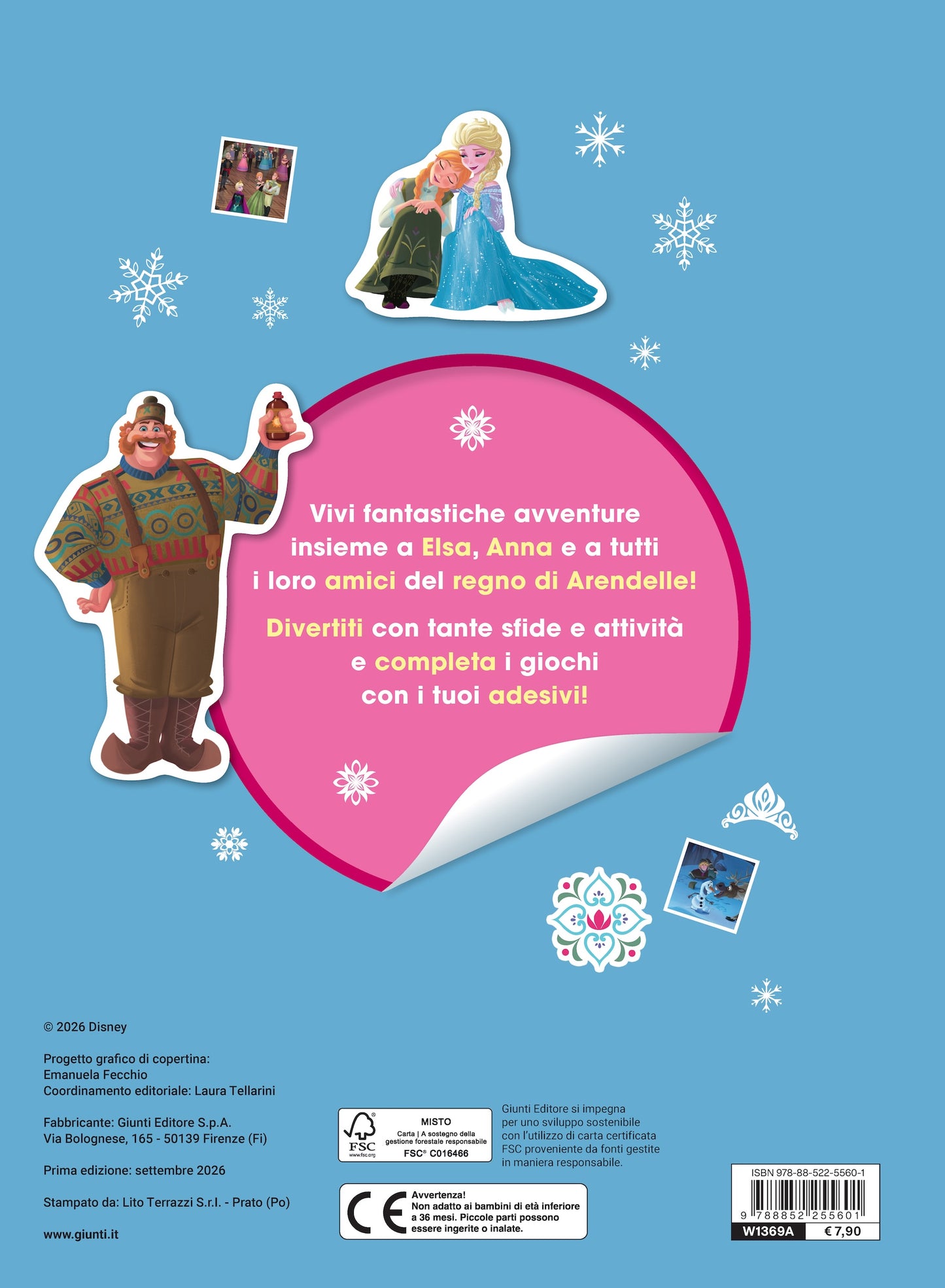Disney Frozen 500 Sticker::Tante attività con gli amici di Frozen
