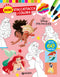 Mini Staccattacca e colora Principesse Disney::Più di 60 adesivi