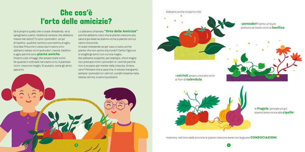 Amicizie nell'orto::Per coltivare in armonia con l’ambiente