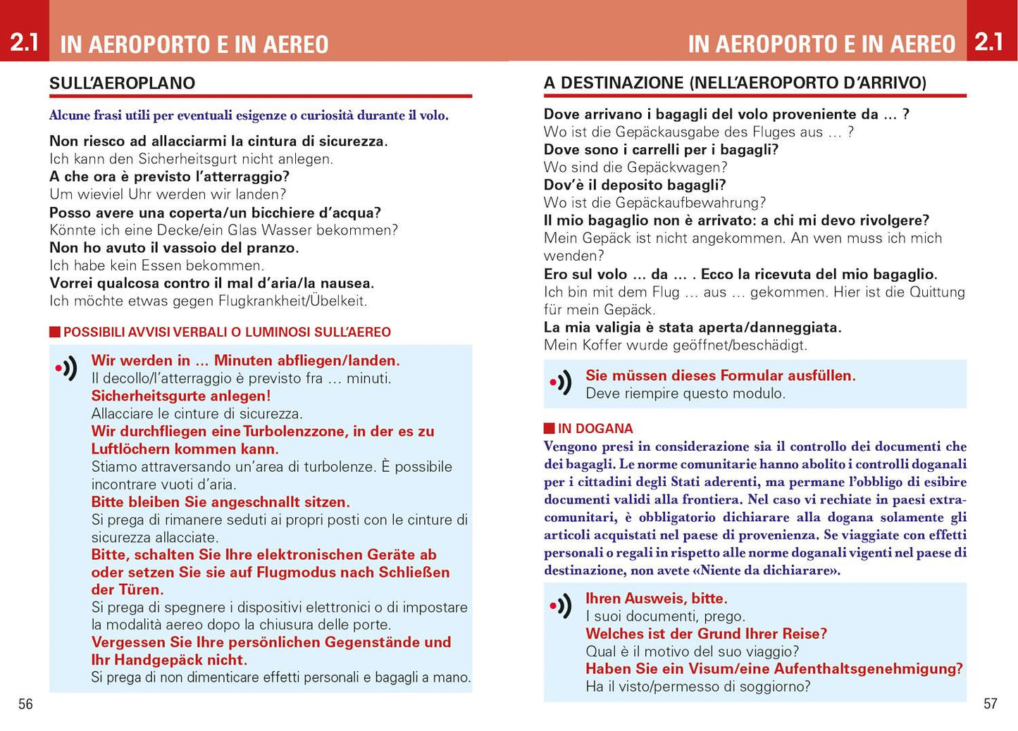 TEDESCO PER VIAGGIARE::Dizionario/Frasario