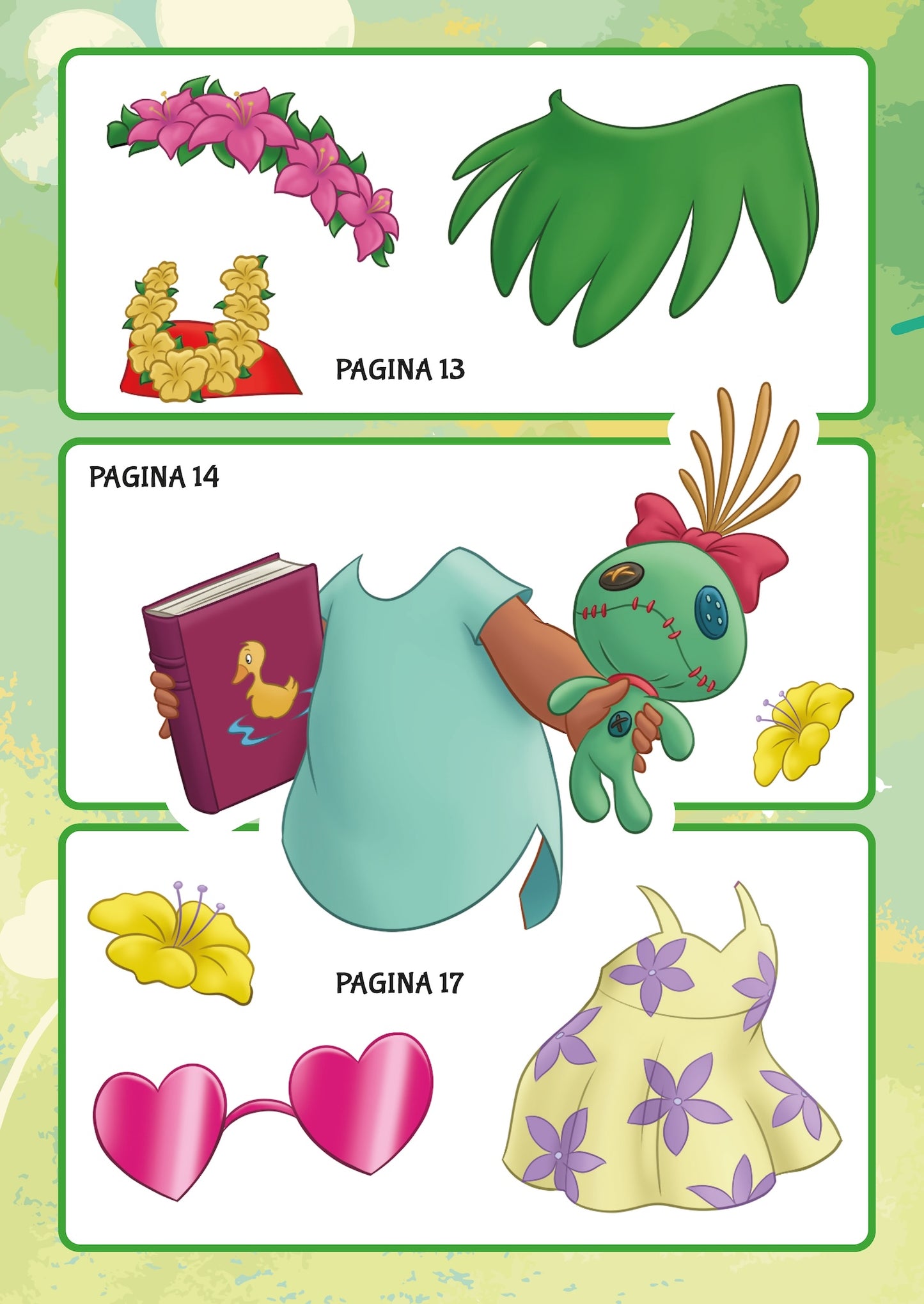 Lilo&Stitch Staccattacca&colora Special Vesti i personaggi::Più di 50 adesivi