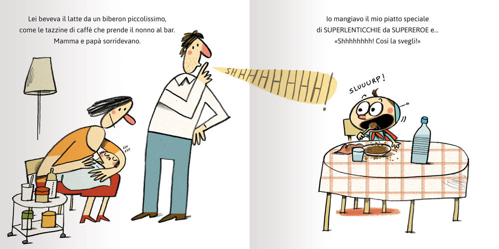 Anche i Supereroi possono avere una sorellina