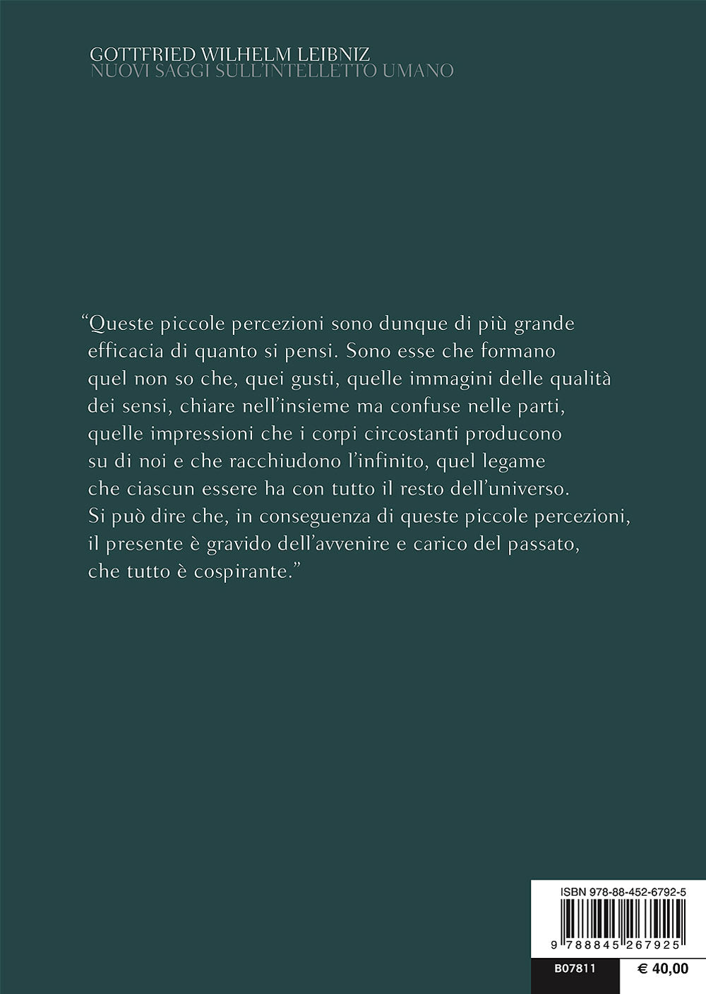 Nuovi saggi sull'intelletto umano::Con un saggio di Pietro Emanuele - Testo francese a fronte