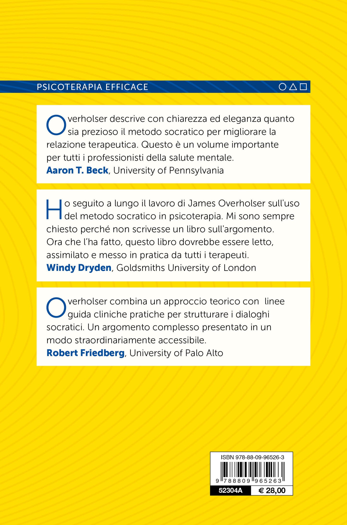 Il metodo socratico in psicoterapia