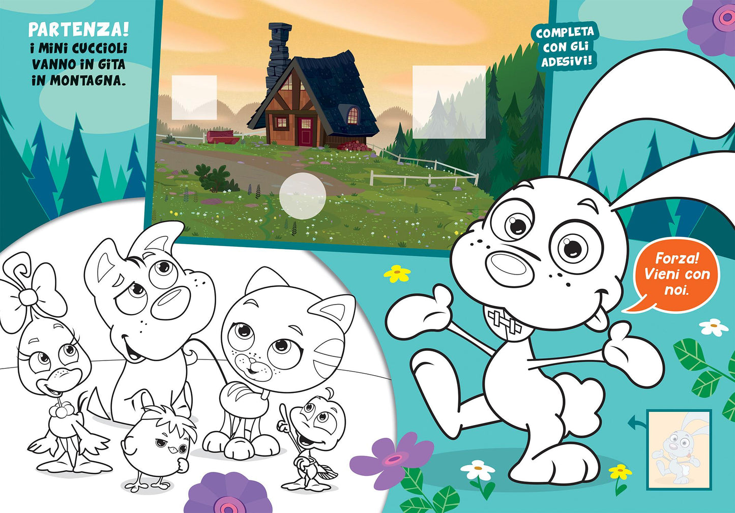 Mini Cuccioli e i DinoCuccioli. Il mio primo libro da colorare