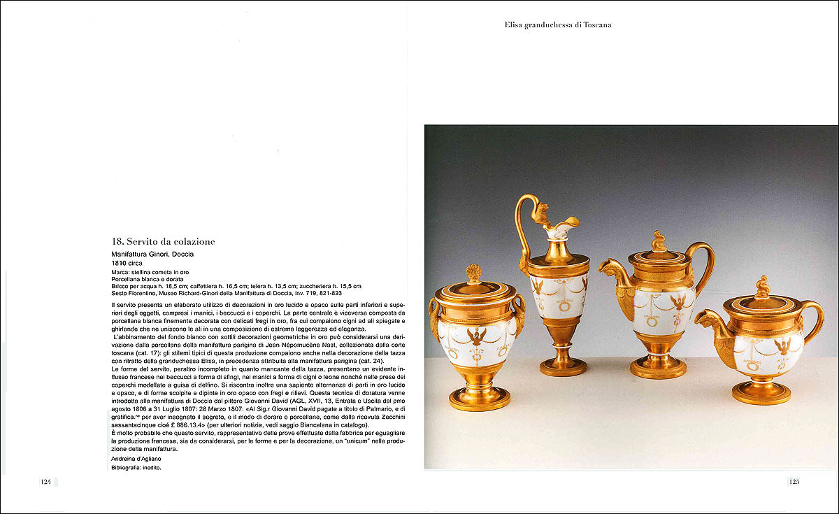 Lusso ed eleganza::La porcellana francese a Palazzo Pitti e la manifattura Ginori (1800-1830)
