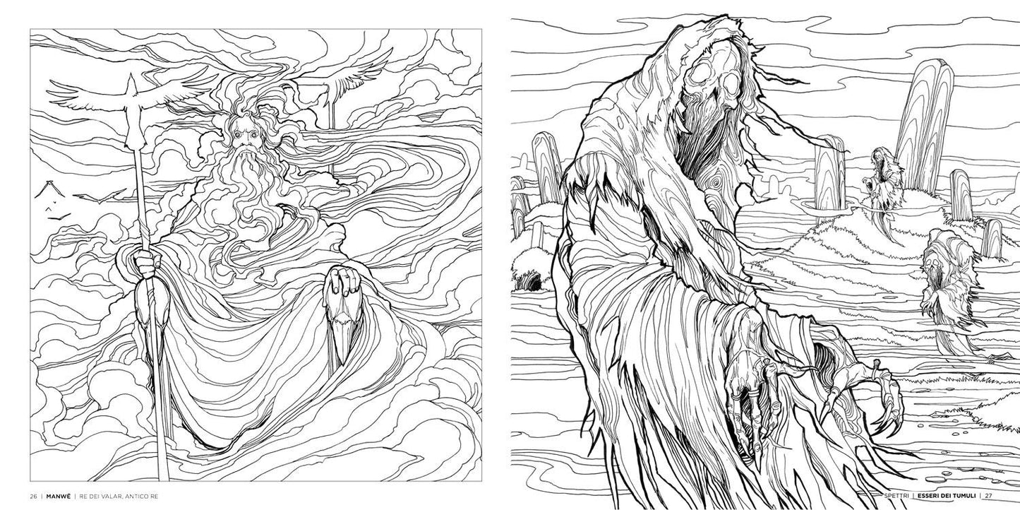 Bestiario di Tolkien::Colouring Book