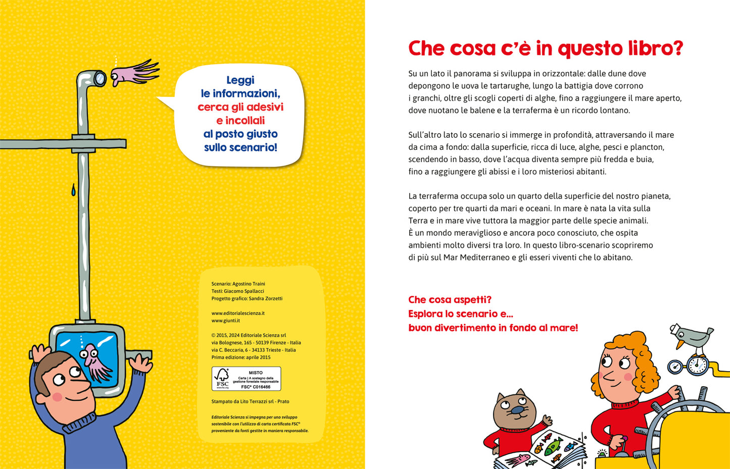 Il mare ::Con più di 100 adesivi!