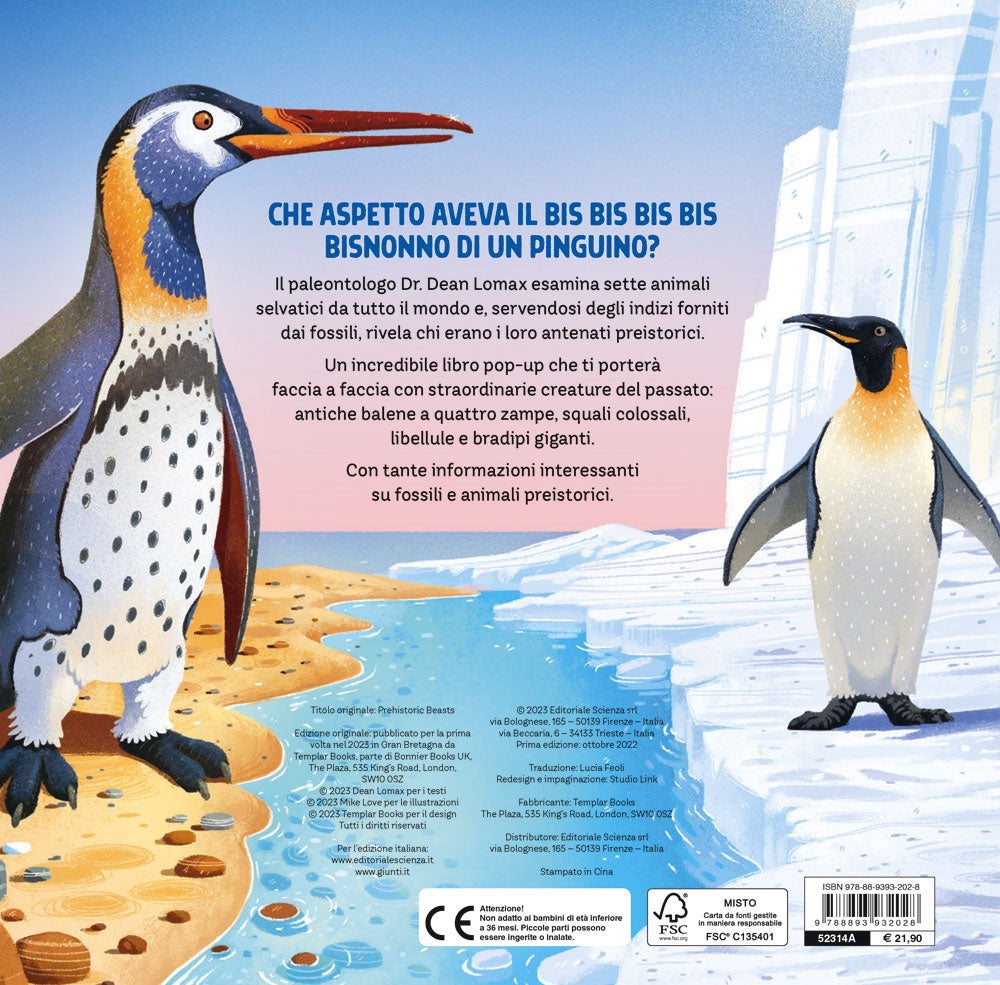Bestie preistoriche pop-up::Scopri 7 incredibili animali del passato in versione pop-up!