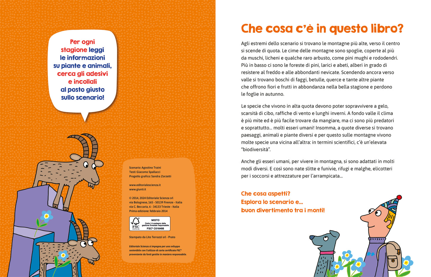La montagna::Con più di 100 adesivi!