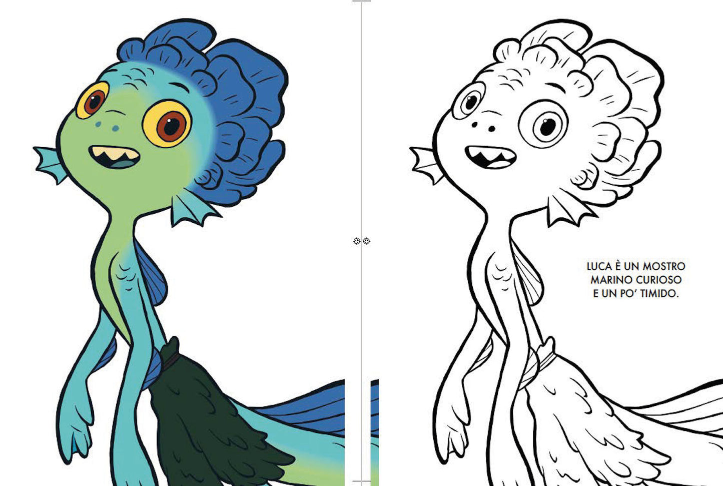 Luca Disney/Pixar Primo album da colorare ::Tra i colori dell'Italia