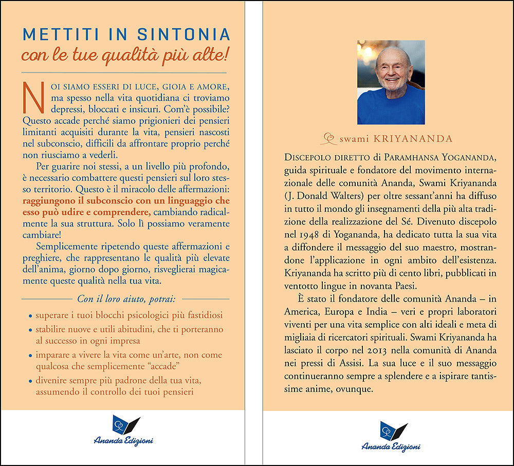 Affermazioni per l'autoguarigione::52 frasi e preghiere per guarire la tua vita - Con scritti inediti sulle affermazioni di Paramhansa Yogananda