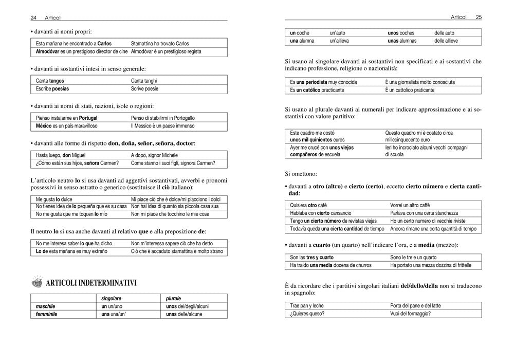 Spagnolo. Grammatica facile::Fonetica, sostantivi, aggettivi, pronomi, avverbi, preposizioni, verbi, sintassi