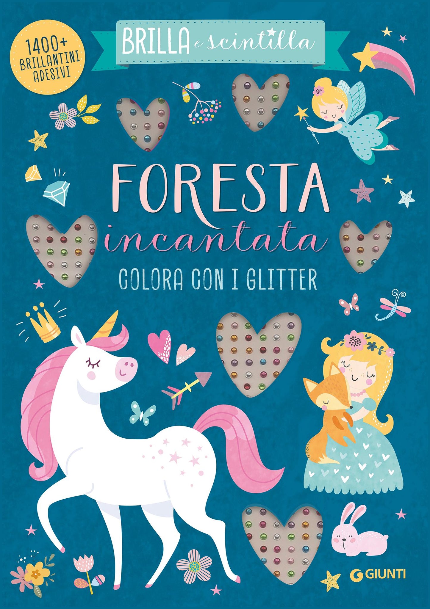 Foresta incantata::Colora con i glitter
