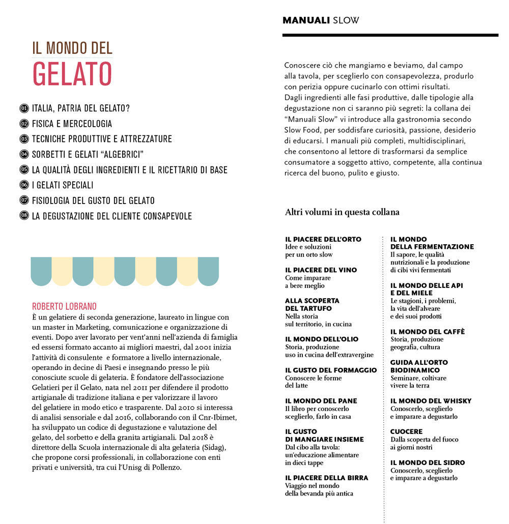 Il mondo del gelato::Storia, scienza, produzione, degustazione