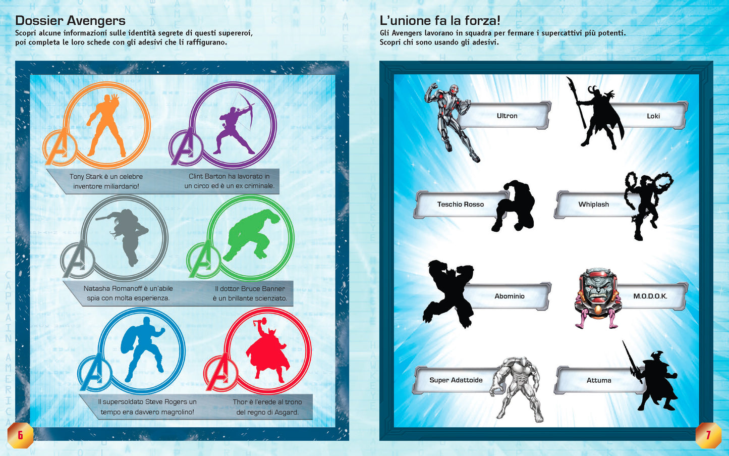 Super Staccattacca Special Marvel Avengers::Più di 150 adesivi