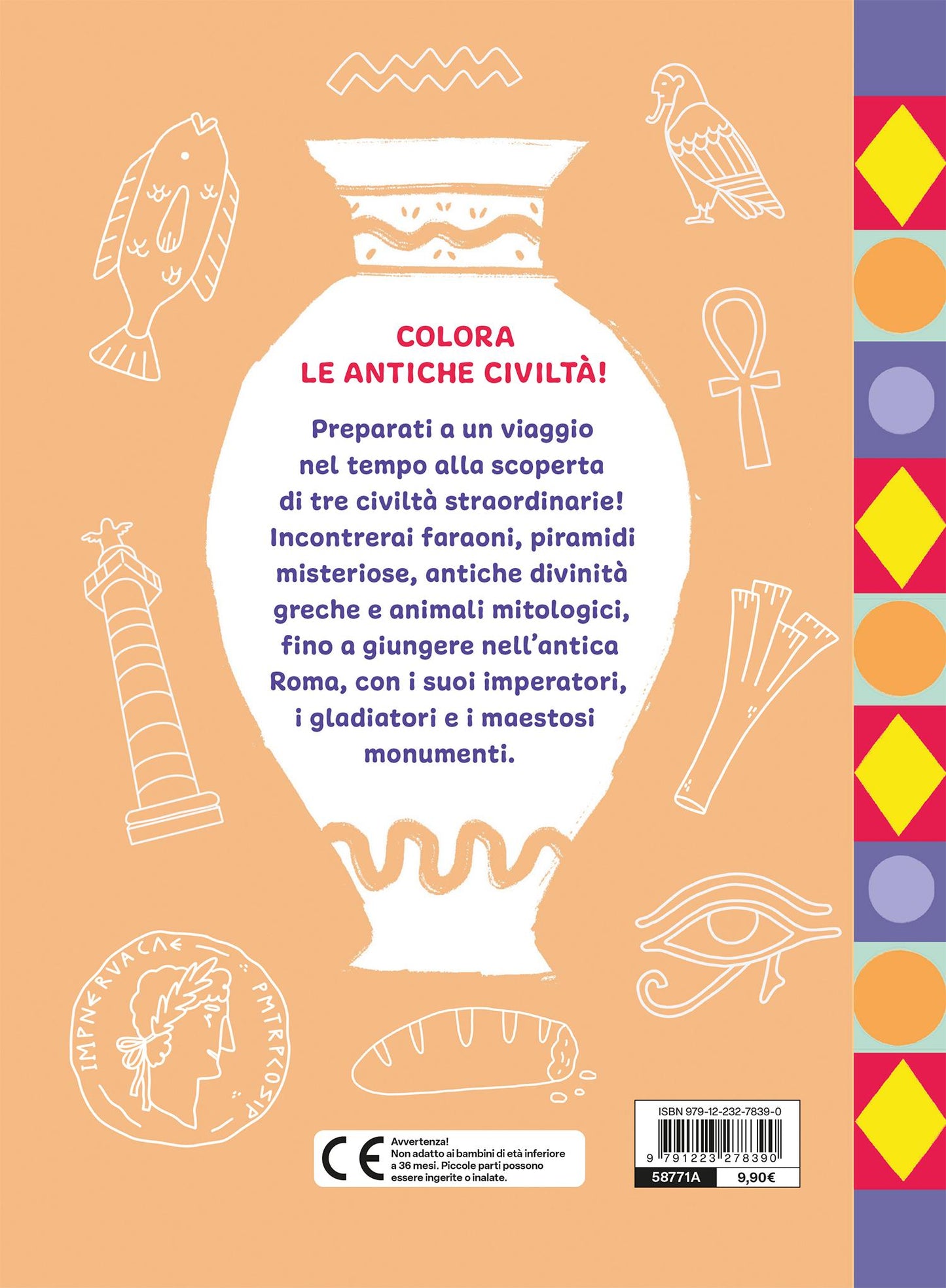 Mondi antichi. Egizi Greci Romani::Coloring Book