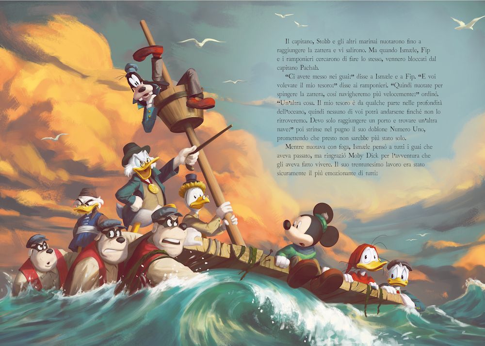Moby Dick Disney::Il racconto illustrato e a fumetti ispirato al romanzo di Herman Melville