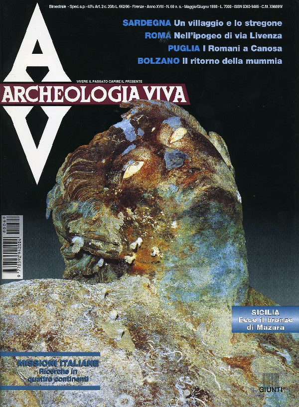 Archeologia Viva n. 69 - maggio/giugno 1998::Rivista bimestrale