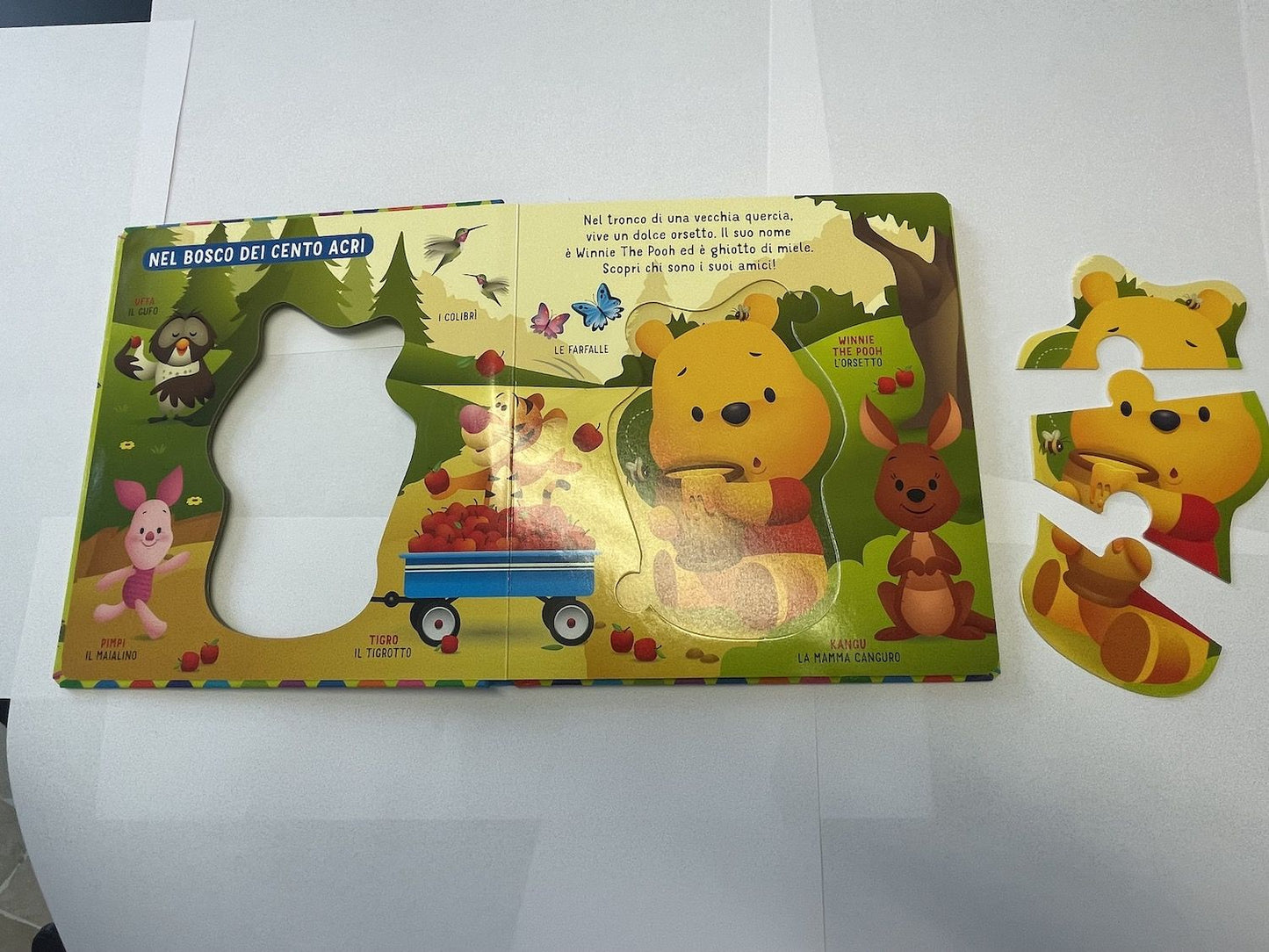 Libro Maxi Puzzle Animali del bosco::Gioca e conosci i loro mondi