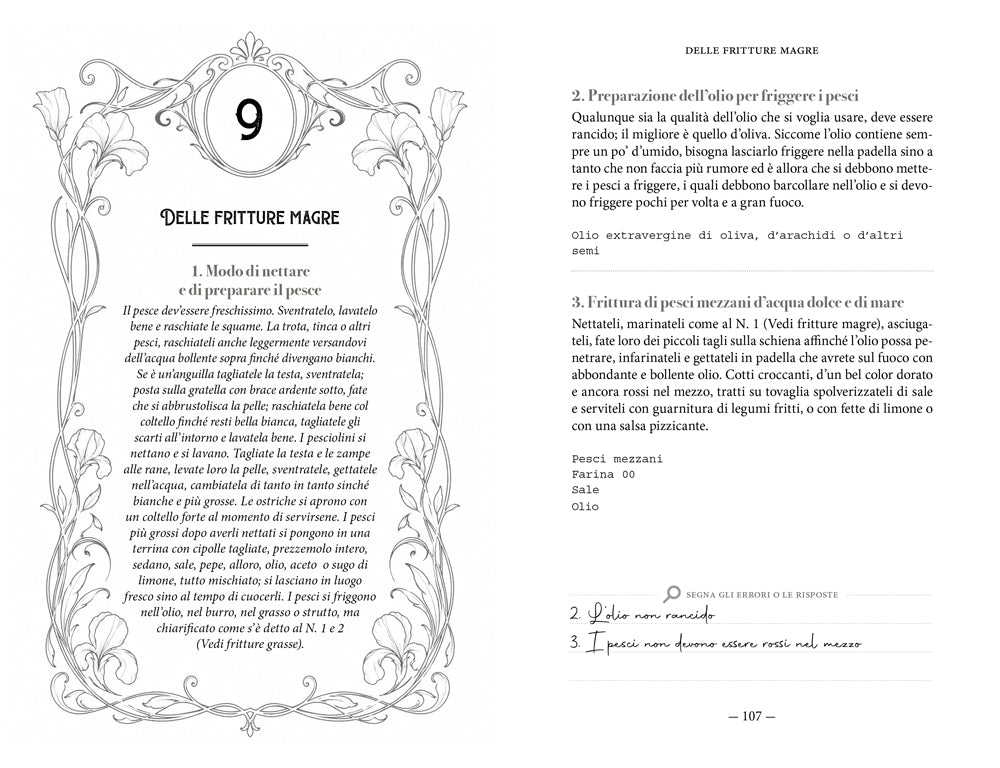 Ricette sbagliate::Il primo Librogame gastronomico