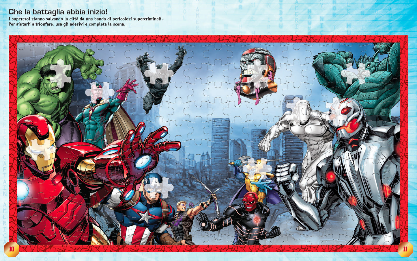 Super Staccattacca Special Marvel Avengers::Più di 150 adesivi