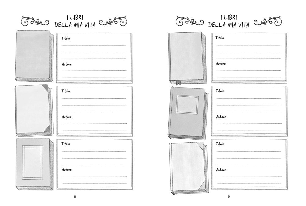 Booklovers Planner::Diario per chi ama i libri e la lettura