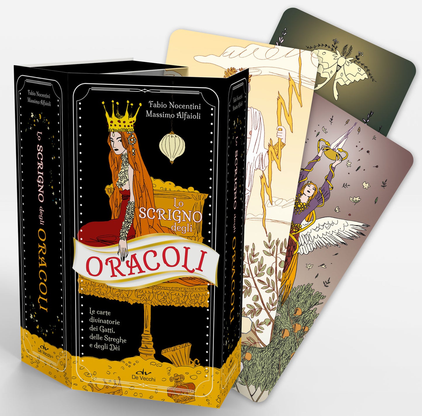 Lo scrigno degli oracoli::Scopri il futuro con le carte divinatorie dei Gatti, delle Streghe e degli Dei