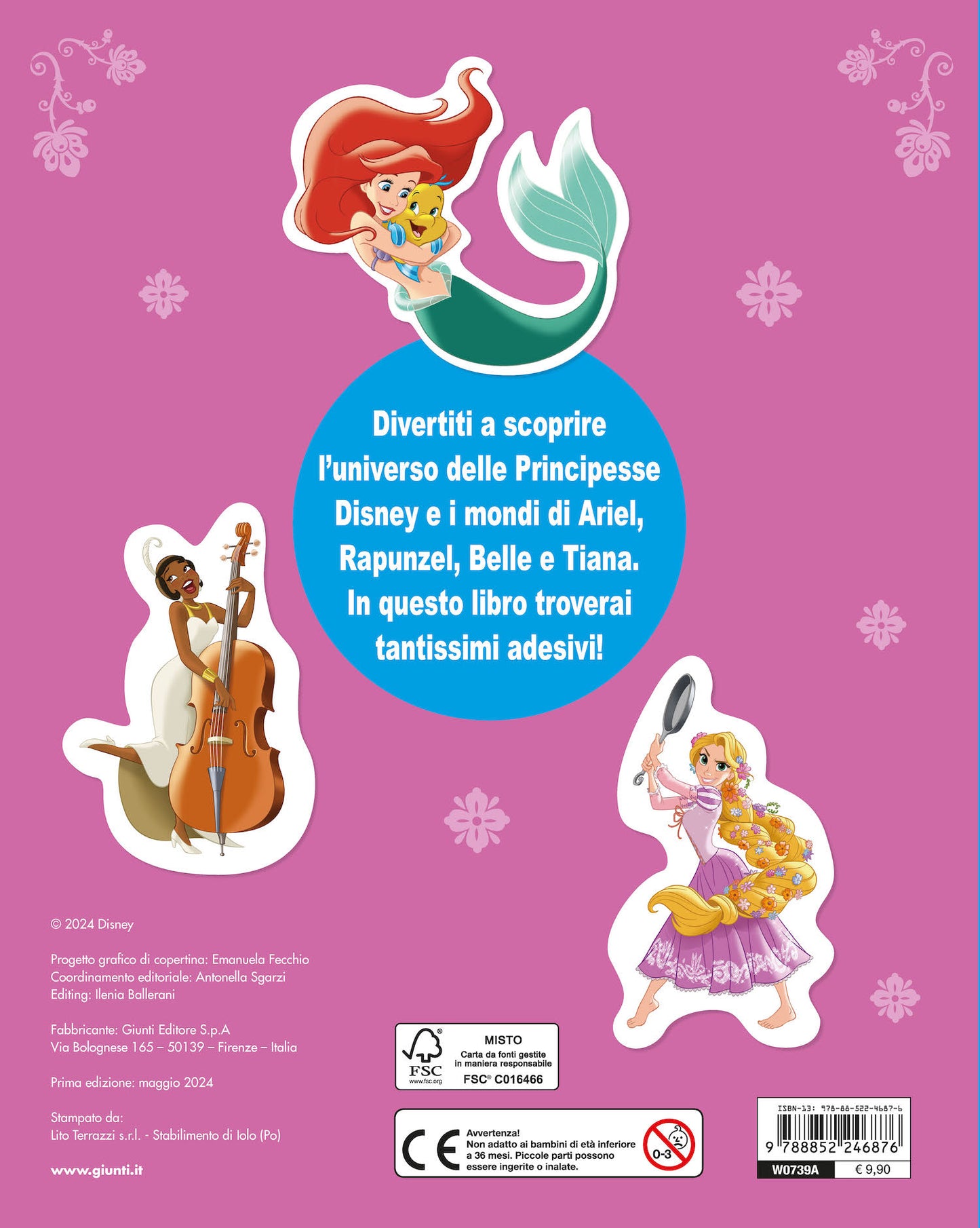 Principesse Super Staccattacca Disney::Gioca, attacca, impara! Con più di 250 adesivi