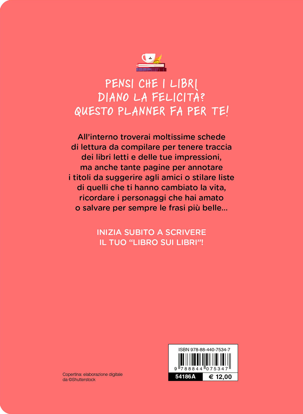 Booklovers Planner::Diario per chi ama i libri e la lettura
