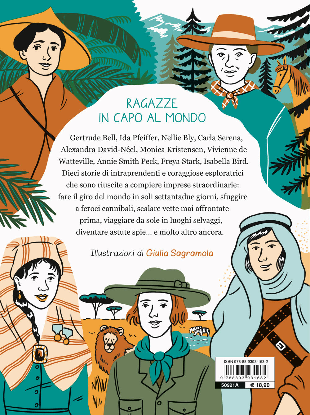 Ragazze in capo al mondo::Storie di esploratrici e di viaggi