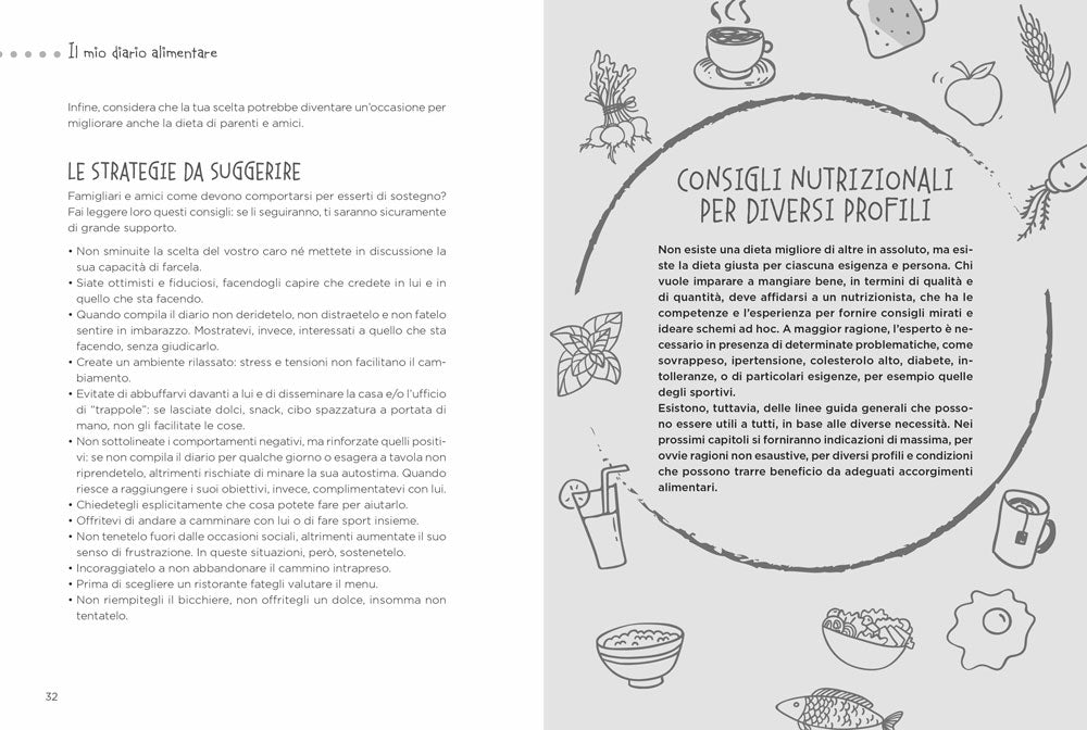 Il mio diario alimentare::10 minuti al giorno per tornare in forma e mantenersi in salute