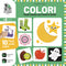 Colori::Flash cards con inserti tattili