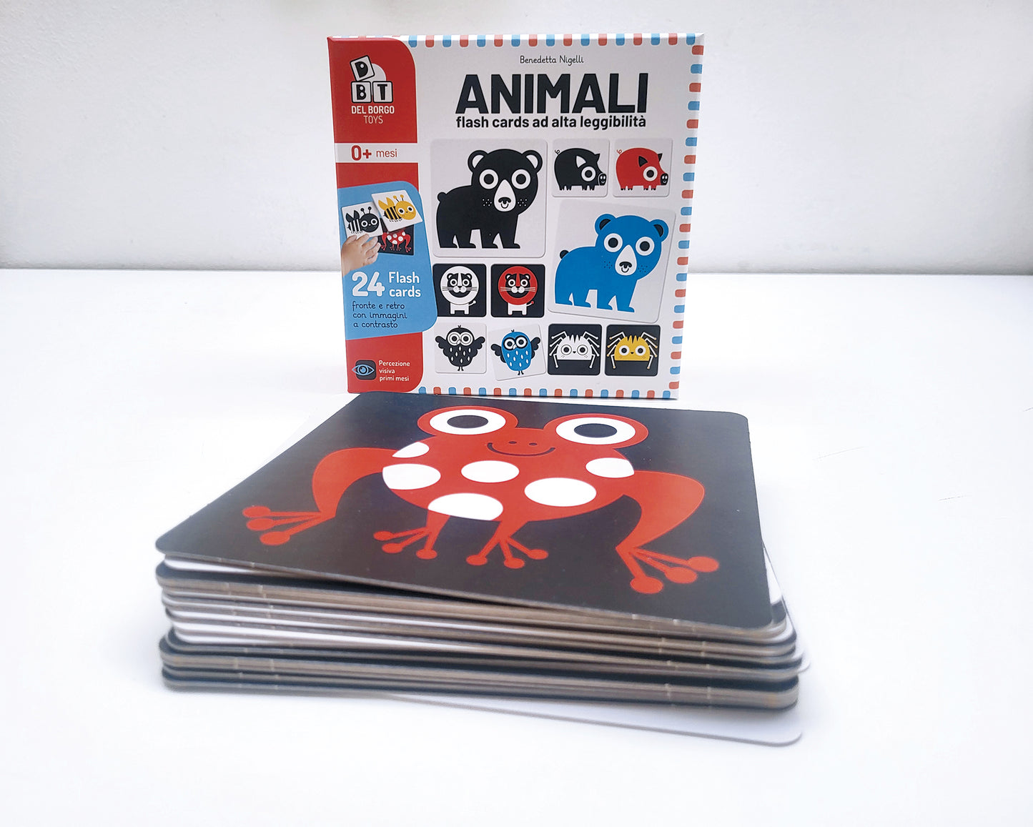 Animali::flash cards ad alta leggibilità