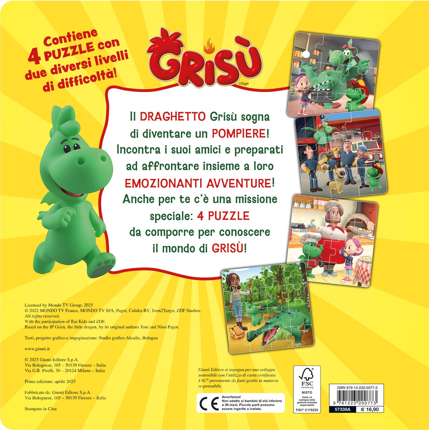 Grisù. Libro Puzzle