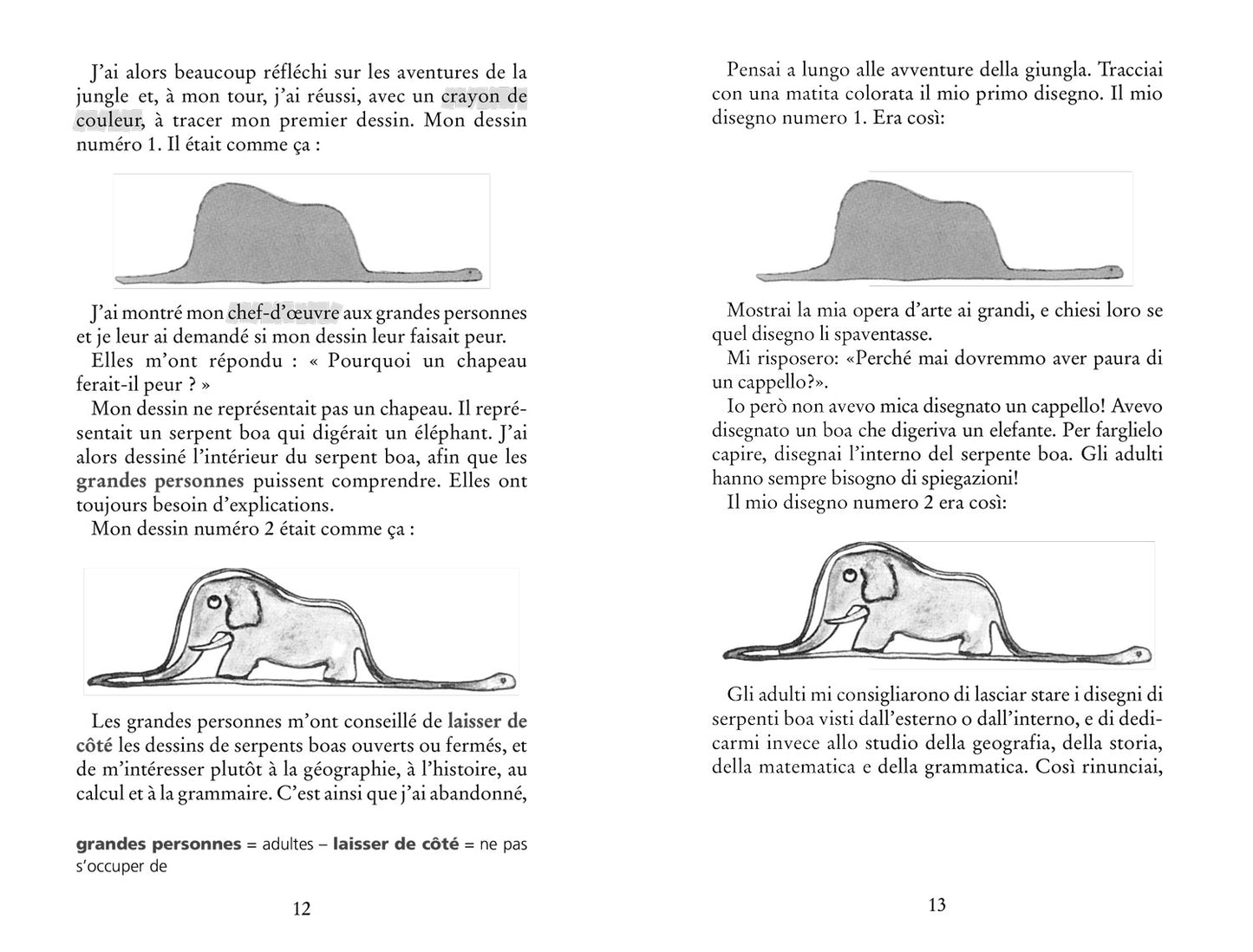 Le petit prince::Con testo italiano a fronte e note linguistiche