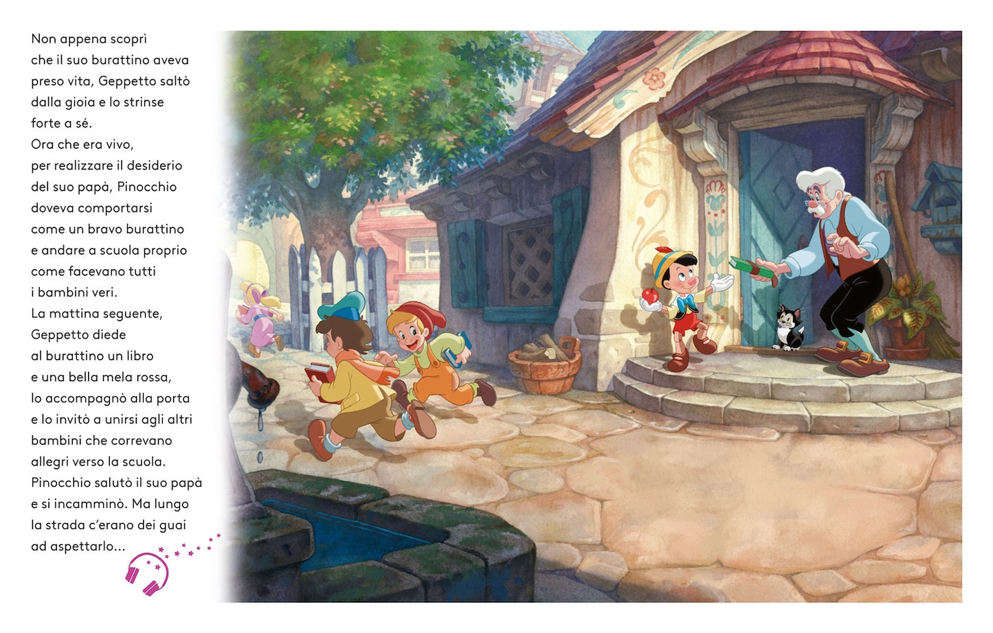 Pinocchio Leggi e ascolta con QR Code::Inquadra il Qr code e ascolta