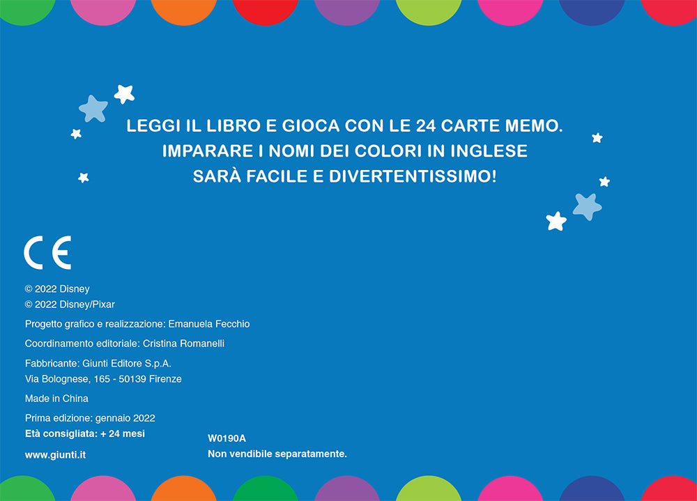 Memo Leggi e Gioca - Colours::Un libro e 24 carte per giocare