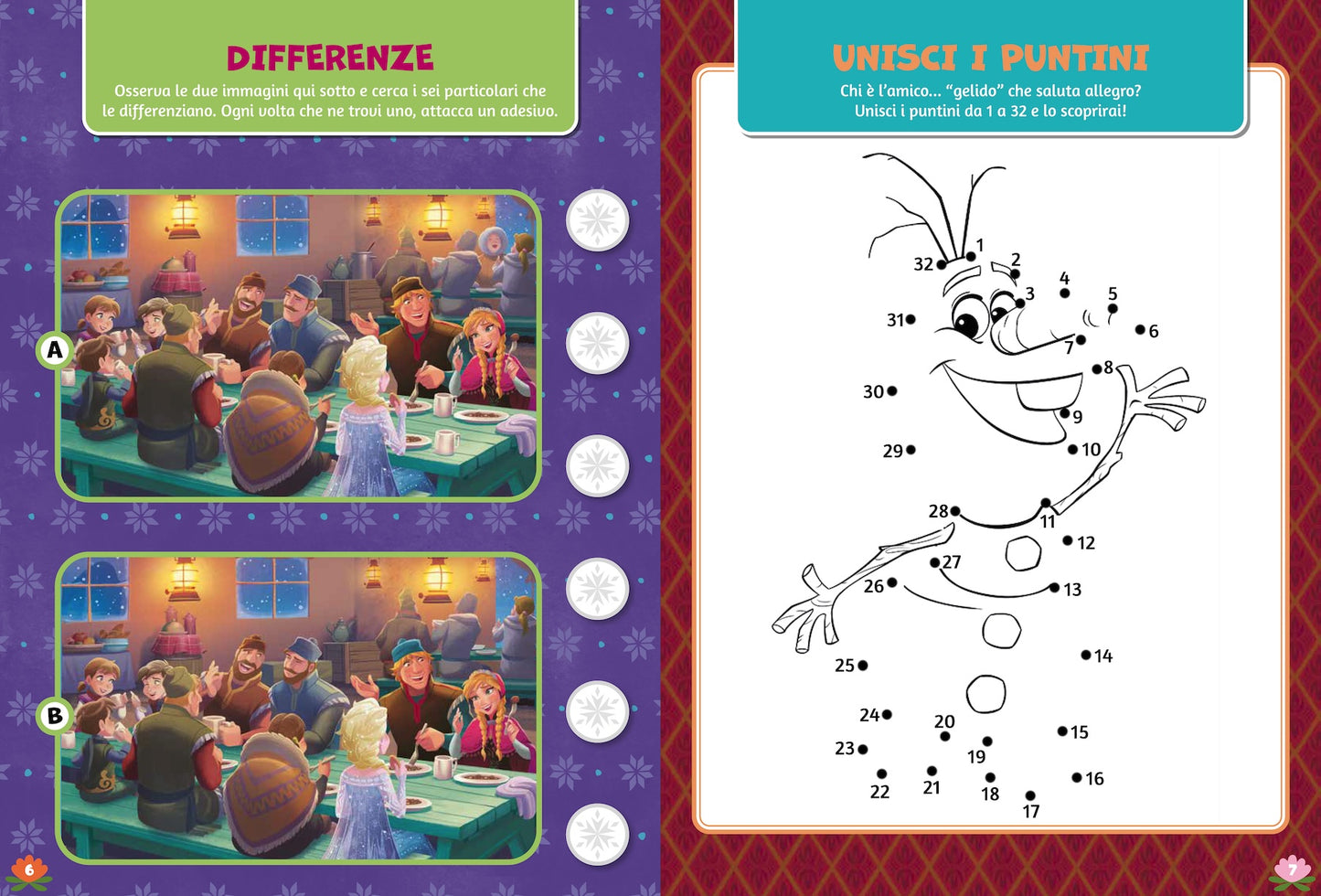 Disney Frozen 500 Sticker::Tante attività con gli amici di Frozen
