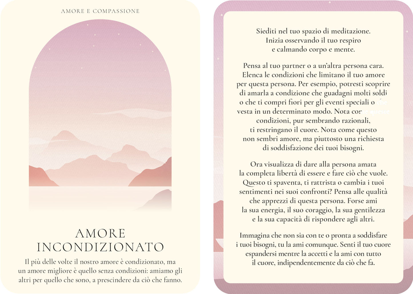 Le carte della meditazione