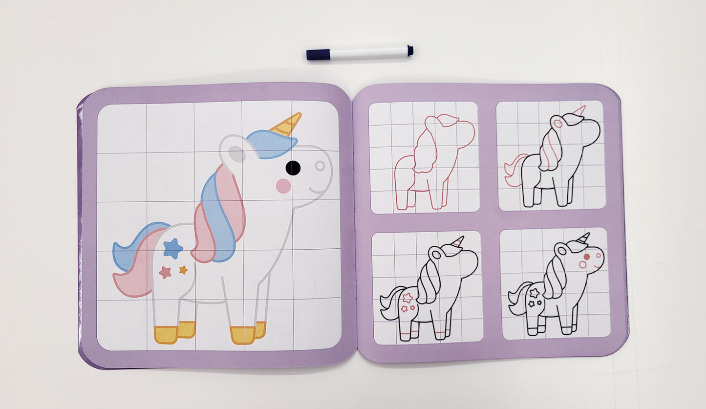 Mondi magici::Disegna in quattro passaggi e ricomincia