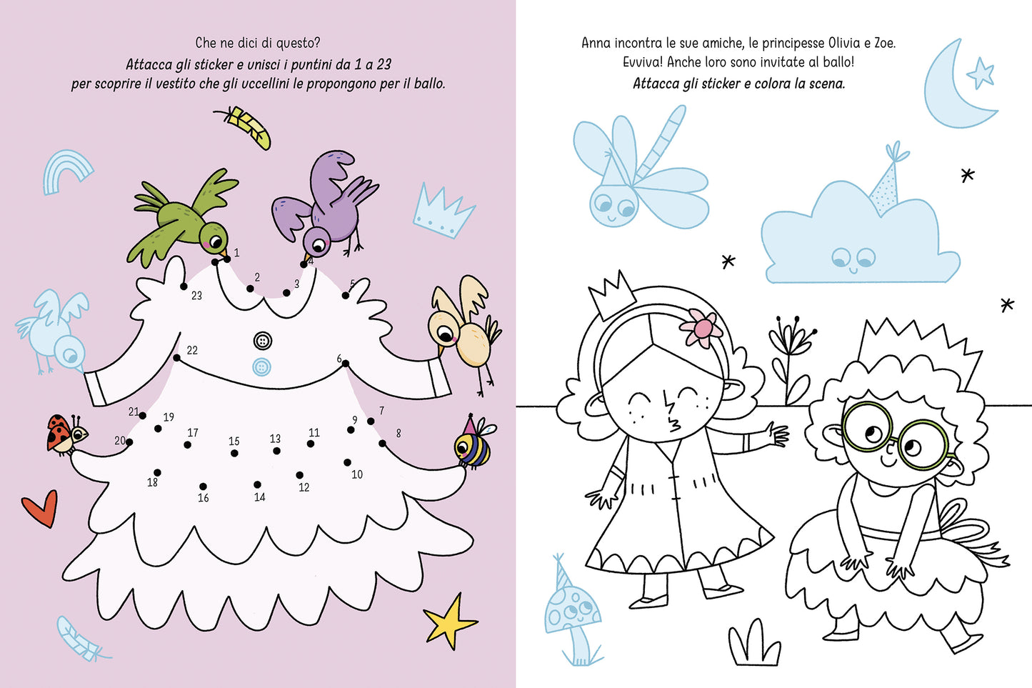 Principesse al primo ballo::Attività, Tatuaggi e Sticker