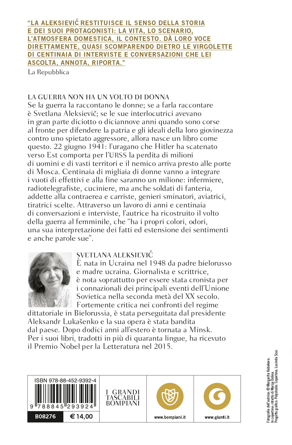 La guerra non ha un volto di donna::L'epopea delle donne sovietiche nella Seconda Guerra Mondiale