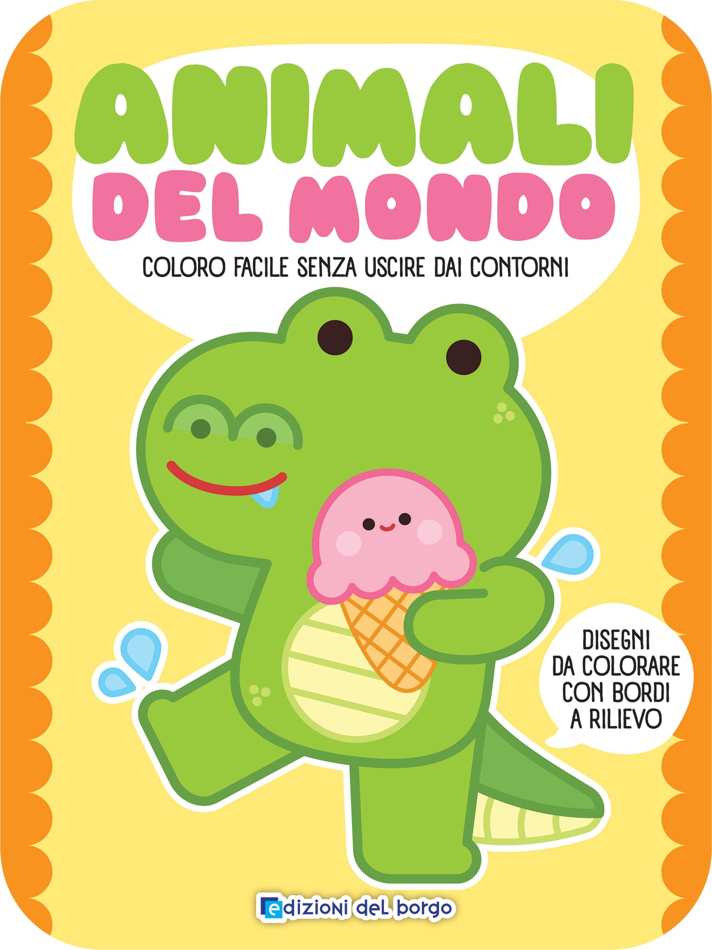 Animali del mondo::Coloro facile senza uscire dai contorni