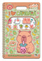 I Love Capibara. Puffy sticker. I love scrapbooks