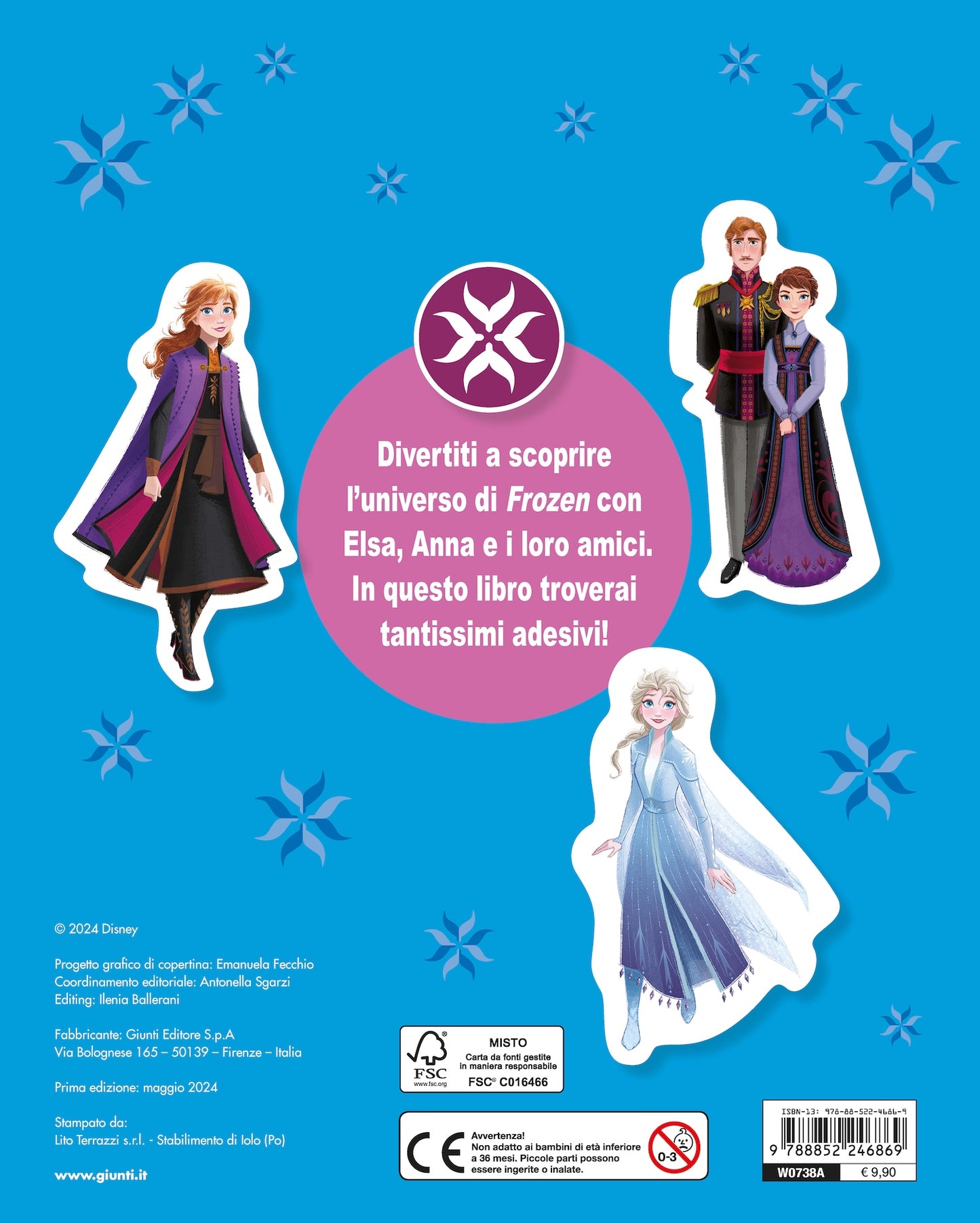 Frozen Super Staccattacca Disney::Gioca, attacca, impara! Con più di 230 adesivi