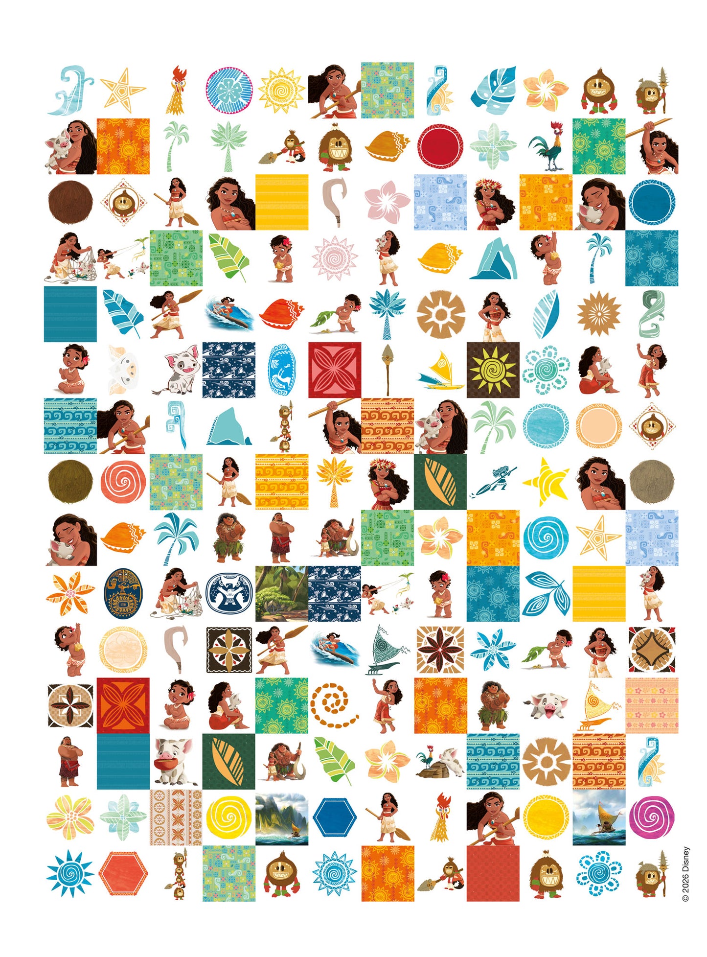 Disney Oceania 500 Sticker::Tante attività con Vaiana e i suoi amici