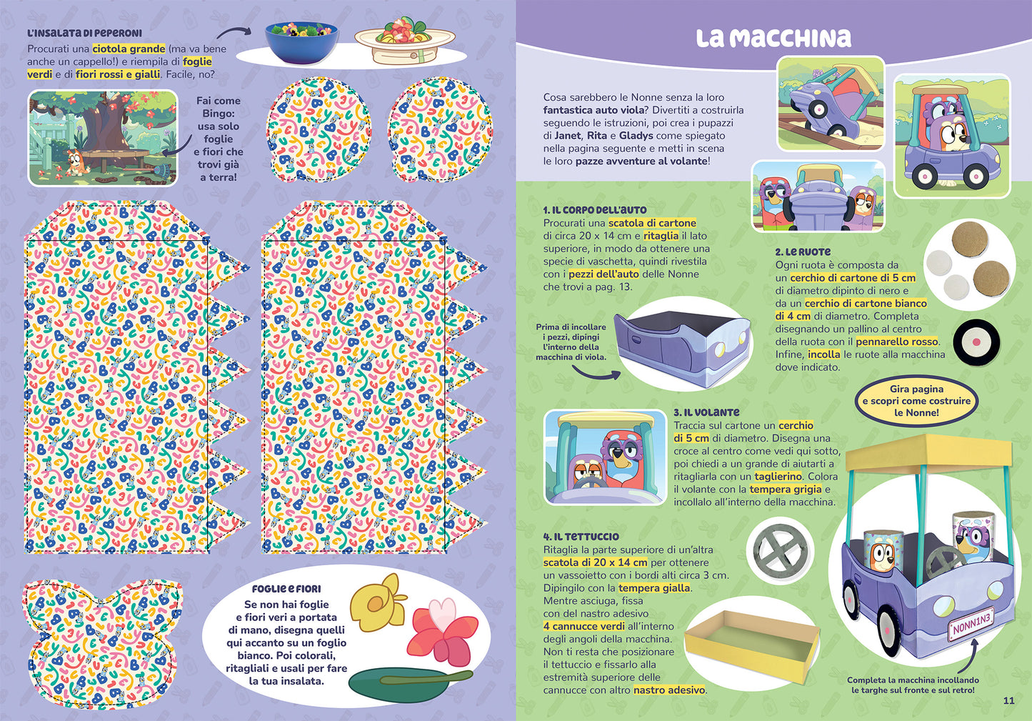 Bluey. Crea con Bluey + Il set di Rita e Janet